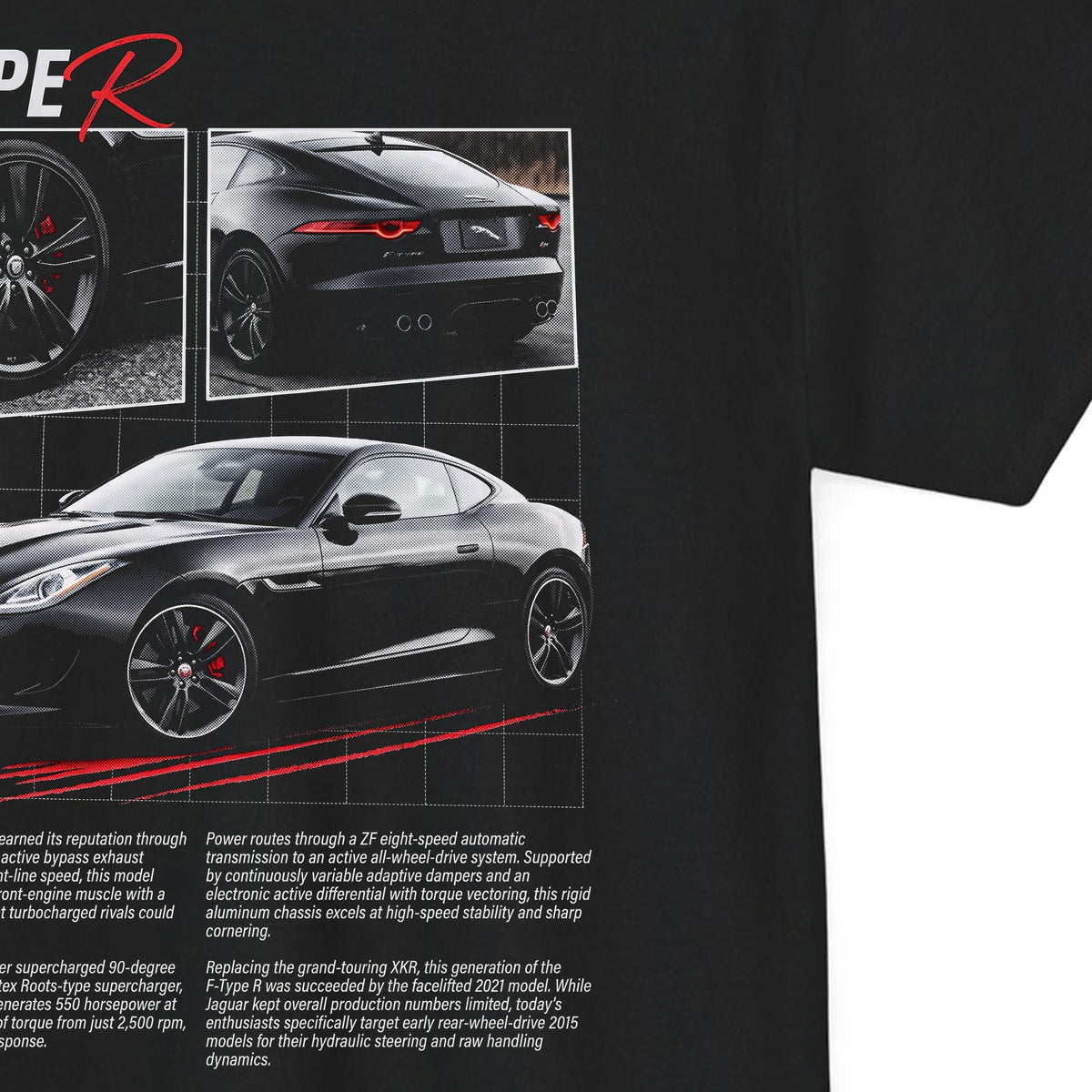 2014-2020 Jaguar F-Type R Cotton T-Shirt