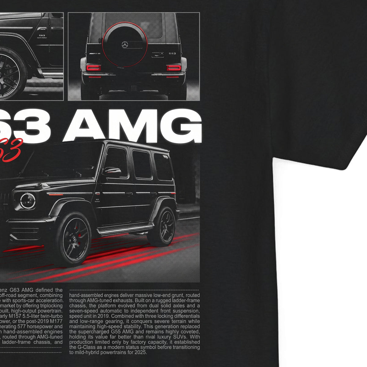 2013-2026 Mercedes-Benz G63 AMG Cotton T-Shirt