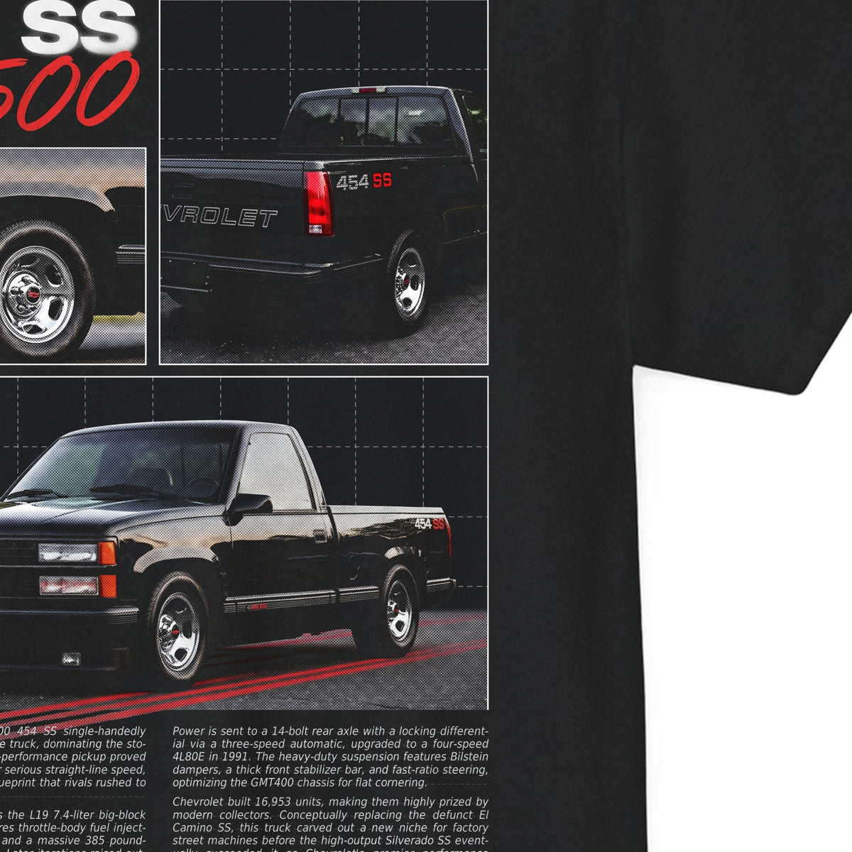 1990-1993 Chevrolet C1500 454 SS Cotton T-Shirt