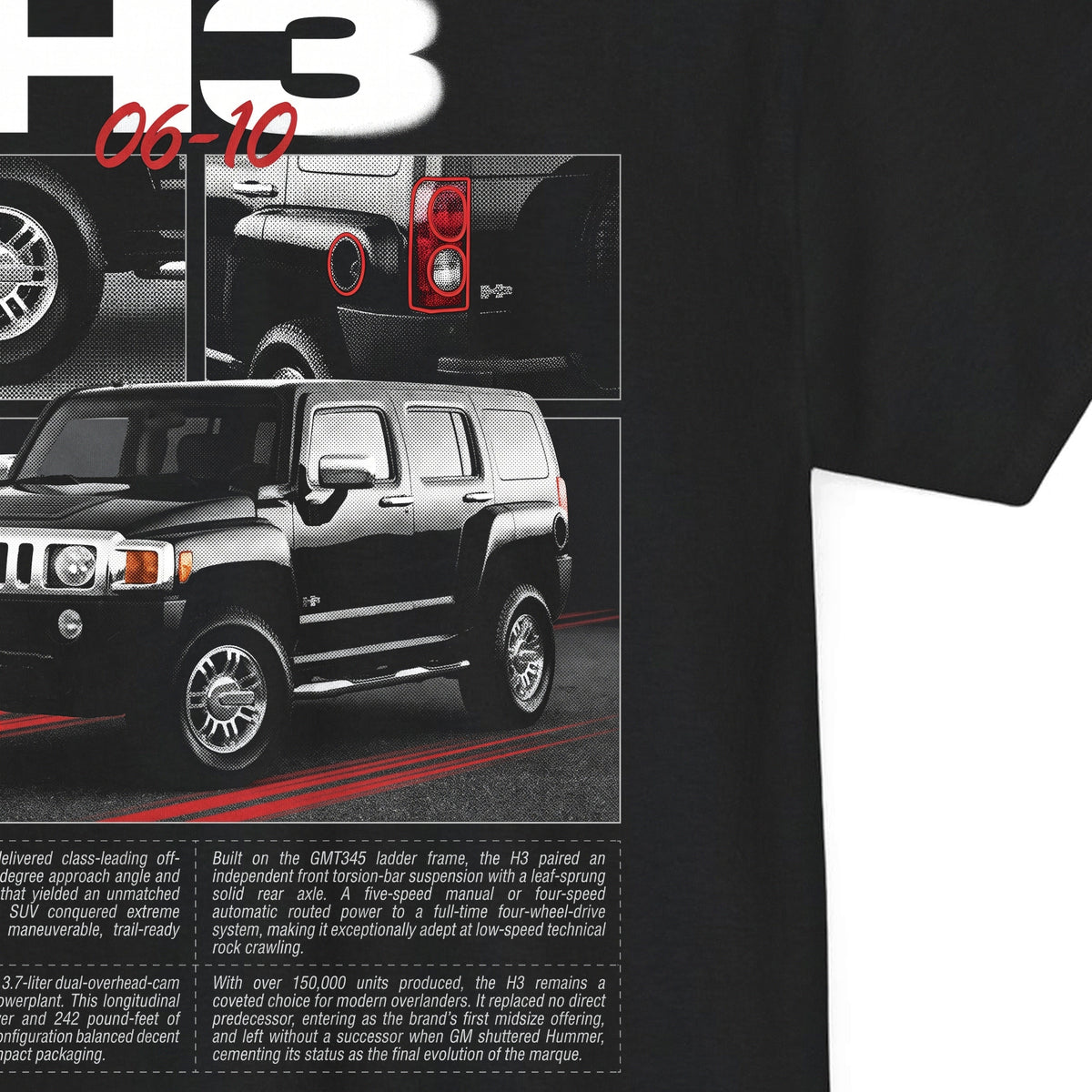 2006-2010 Hummer H3 Cotton T-Shirt