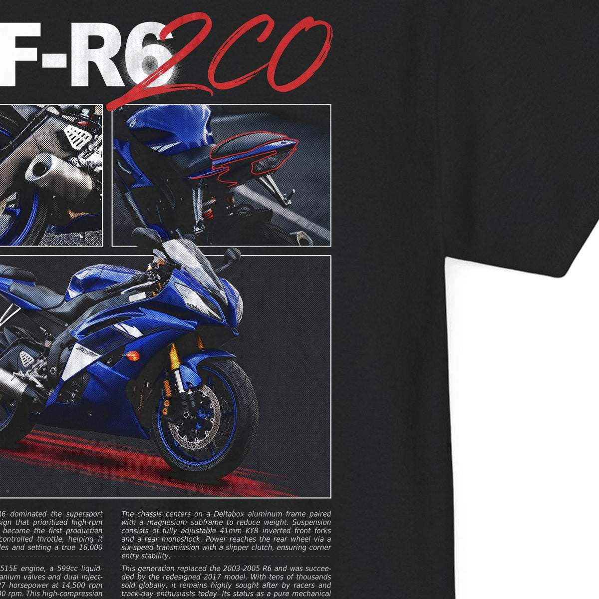 2006-2016 Yamaha YZF-R6 Cotton T-Shirt
