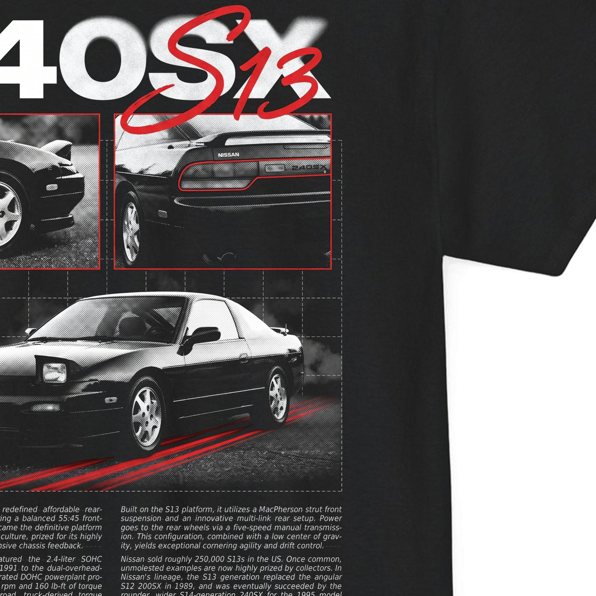 1989-1994 Nissan 240SX S13 Cotton T-Shirt