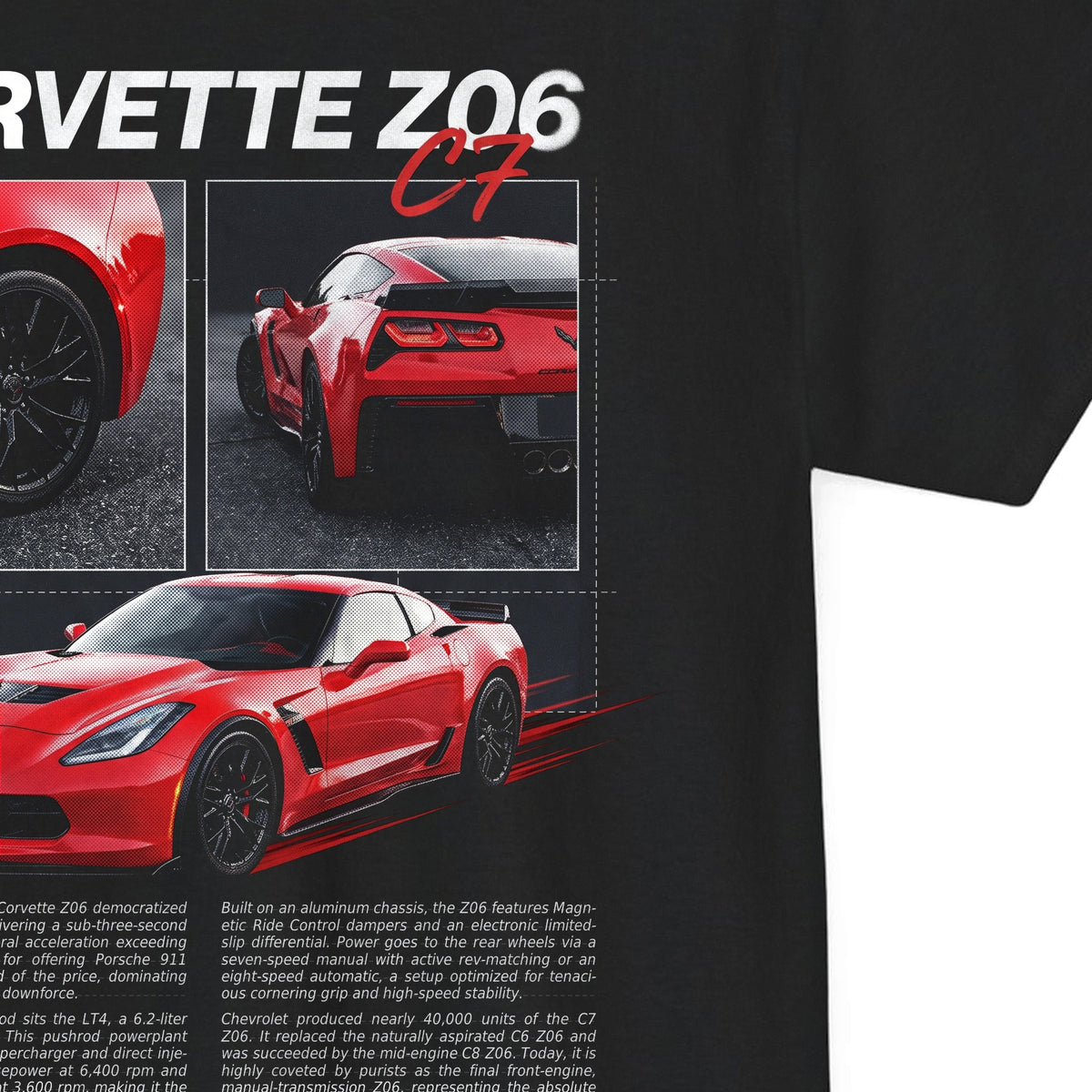 2015-2019 Chevrolet Corvette Z06 C7 Cotton T-Shirt