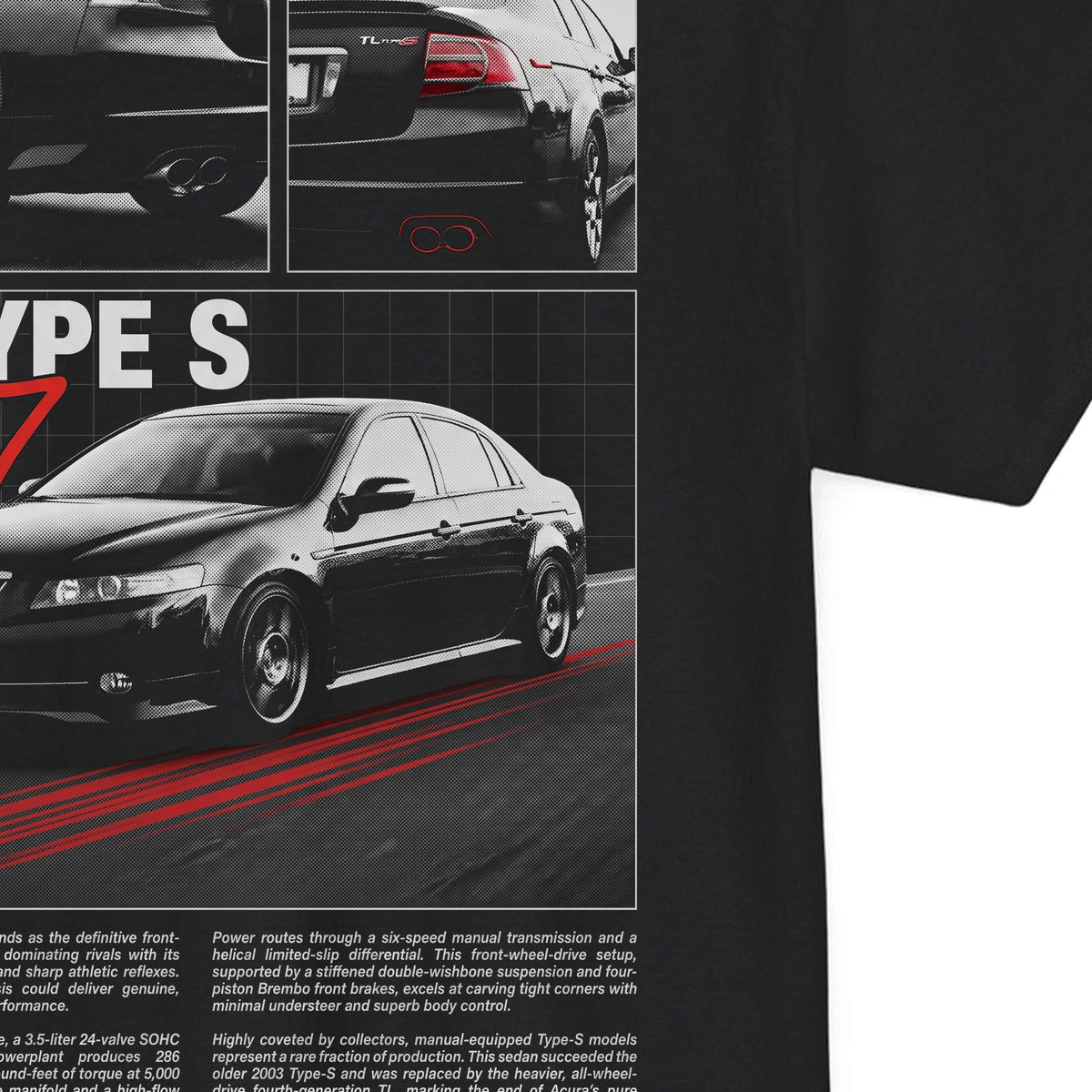 2007-2008 Acura TL Type S Cotton T-Shirt
