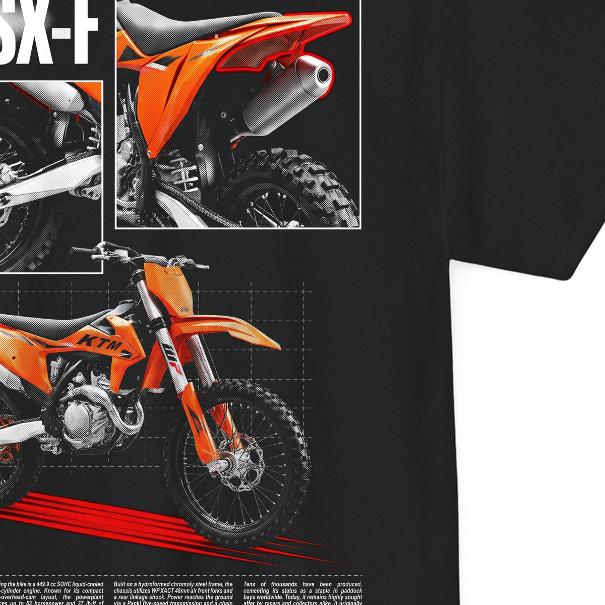 2007-2026 KTM 450 SX-F Cotton T-Shirt