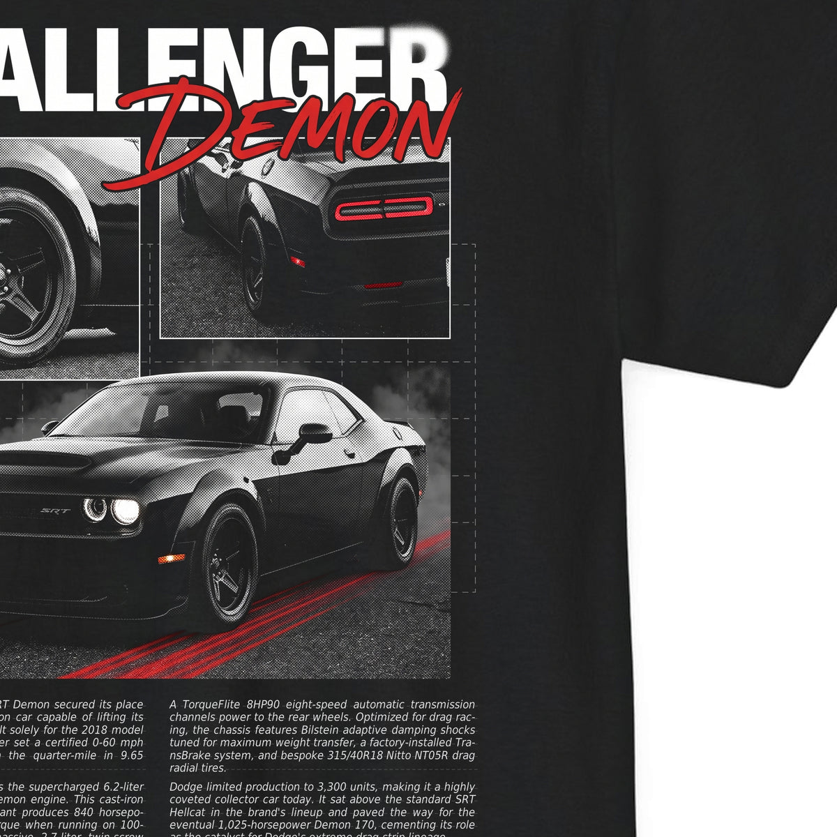 2018 Dodge Challenger SRT Demon Cotton T-Shirt