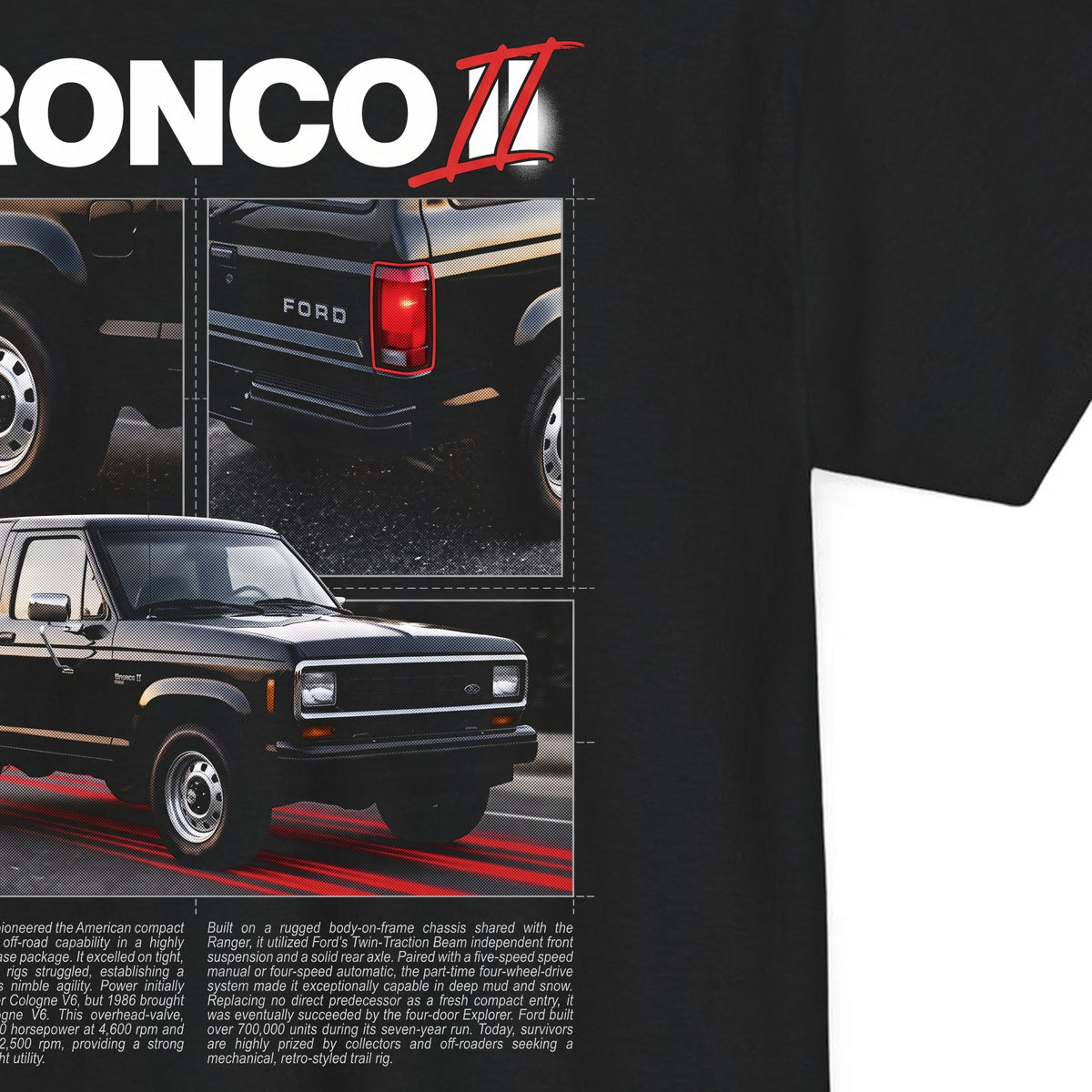 1984-1990 Ford Bronco II Cotton T-Shirt