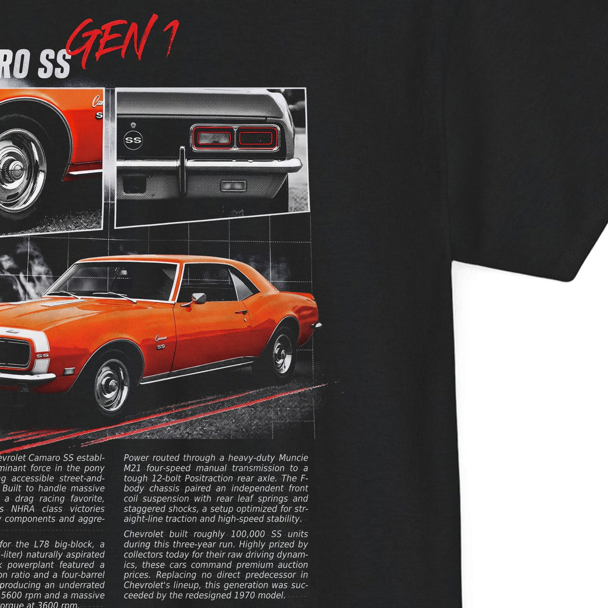 1967-1969 Chevrolet Camaro SS Cotton T-Shirt