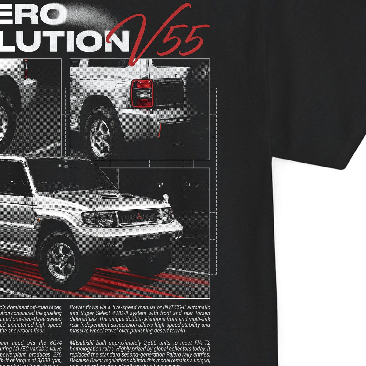 1997-1999 Mitsubishi Pajero Evolution Cotton T-Shirt