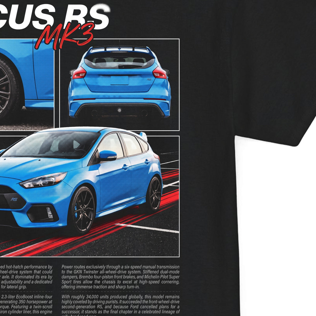 2016-2018 Ford Focus RS Cotton T-Shirt