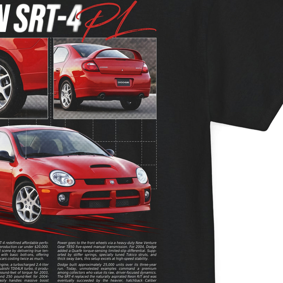2003-2005 Dodge Neon SRT-4 Cotton T-Shirt