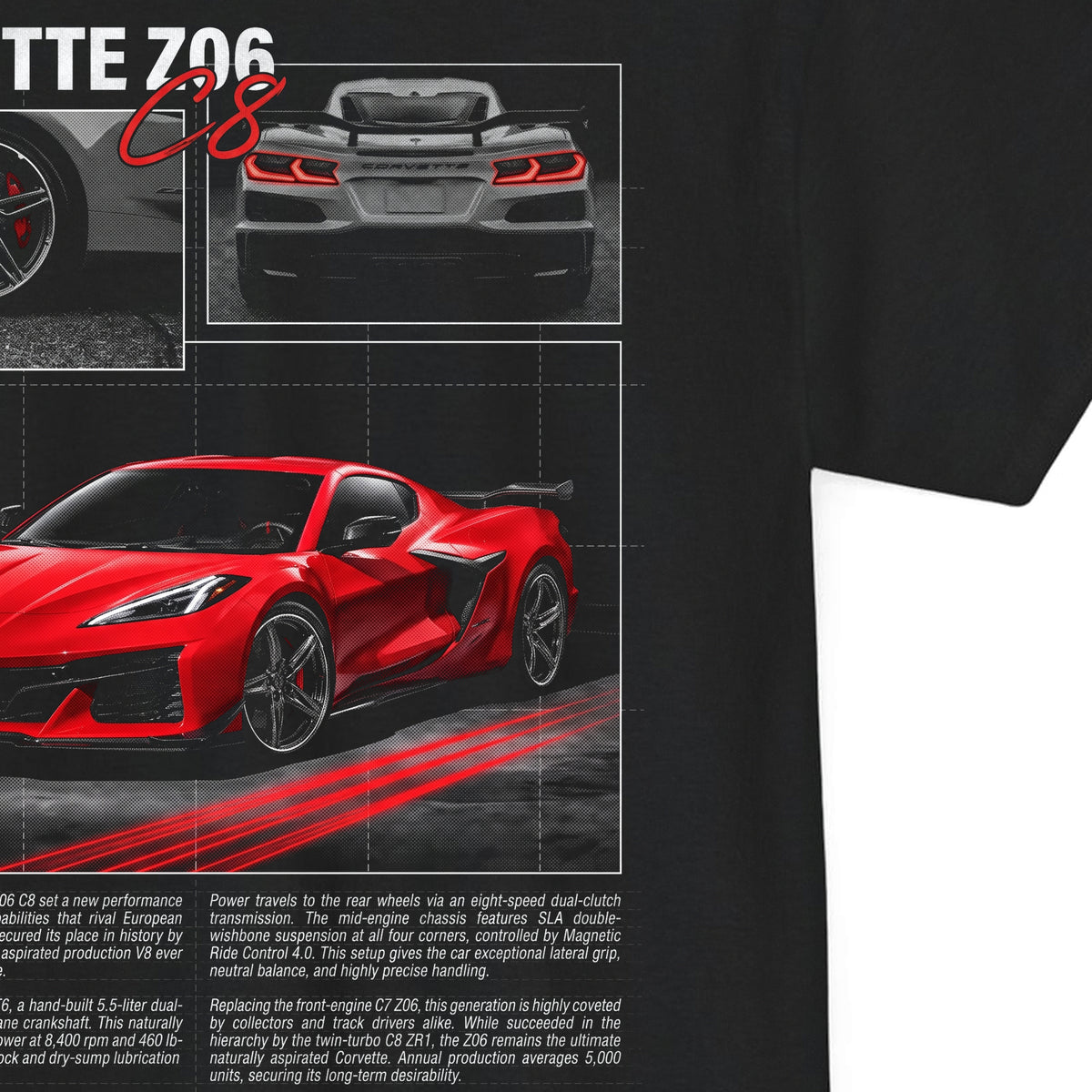 2023-2026 Chevrolet Corvette Z06 C8 Cotton T-Shirt