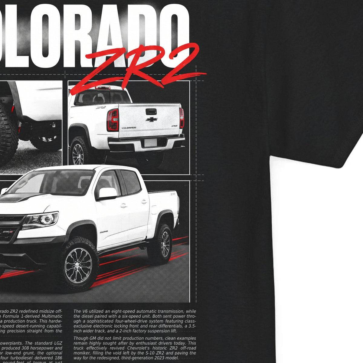 2017-2022 Chevrolet Colorado ZR2 - Monochrome Cotton T-Shirt