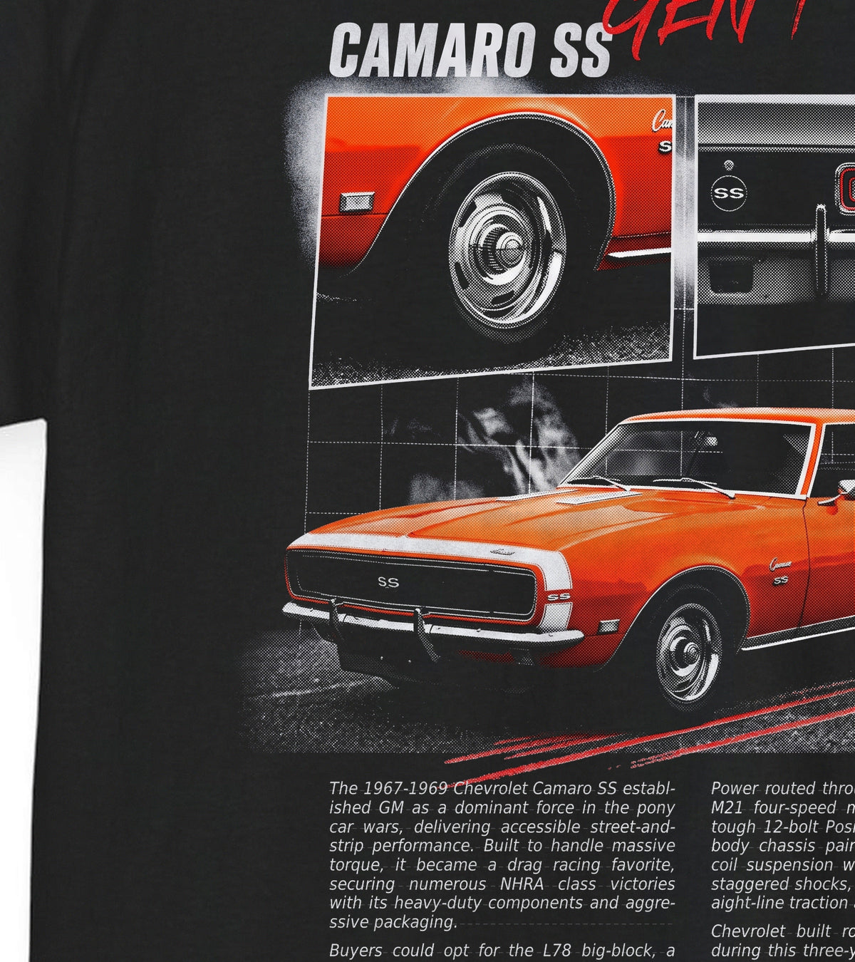 1967-1969 Chevrolet Camaro SS Cotton T-Shirt