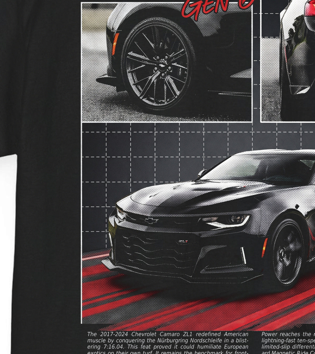 2017-2024 Chevrolet Camaro ZL1 Cotton T-Shirt