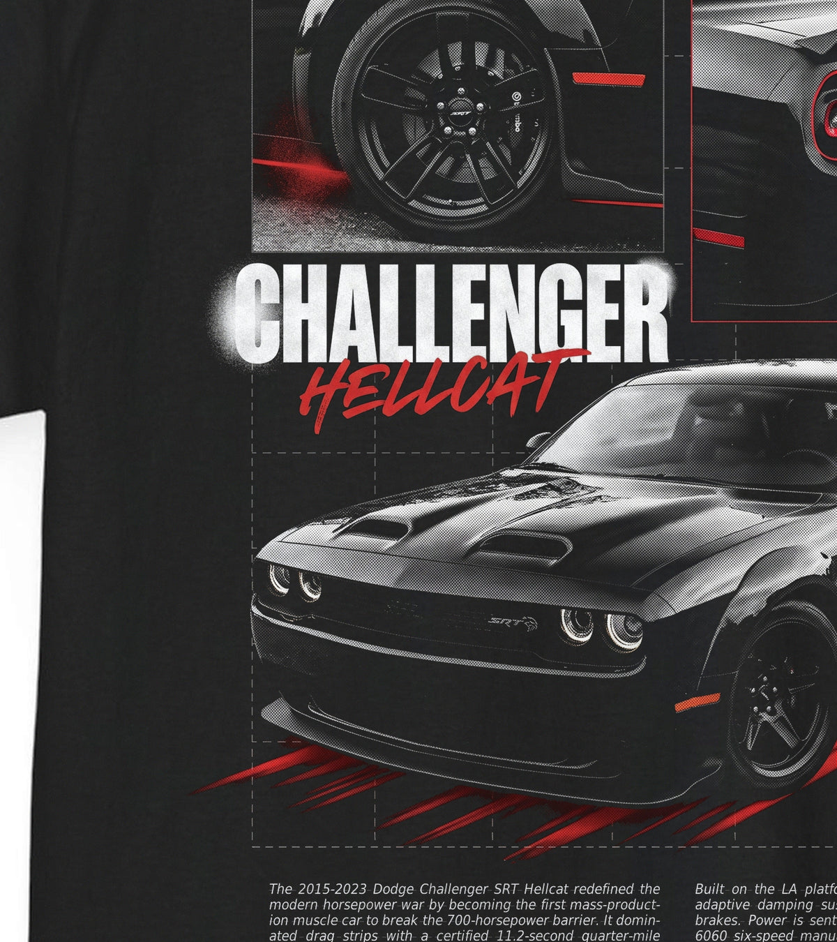 2015-2023 Dodge Challenger SRT Hellcat Cotton T-Shirt