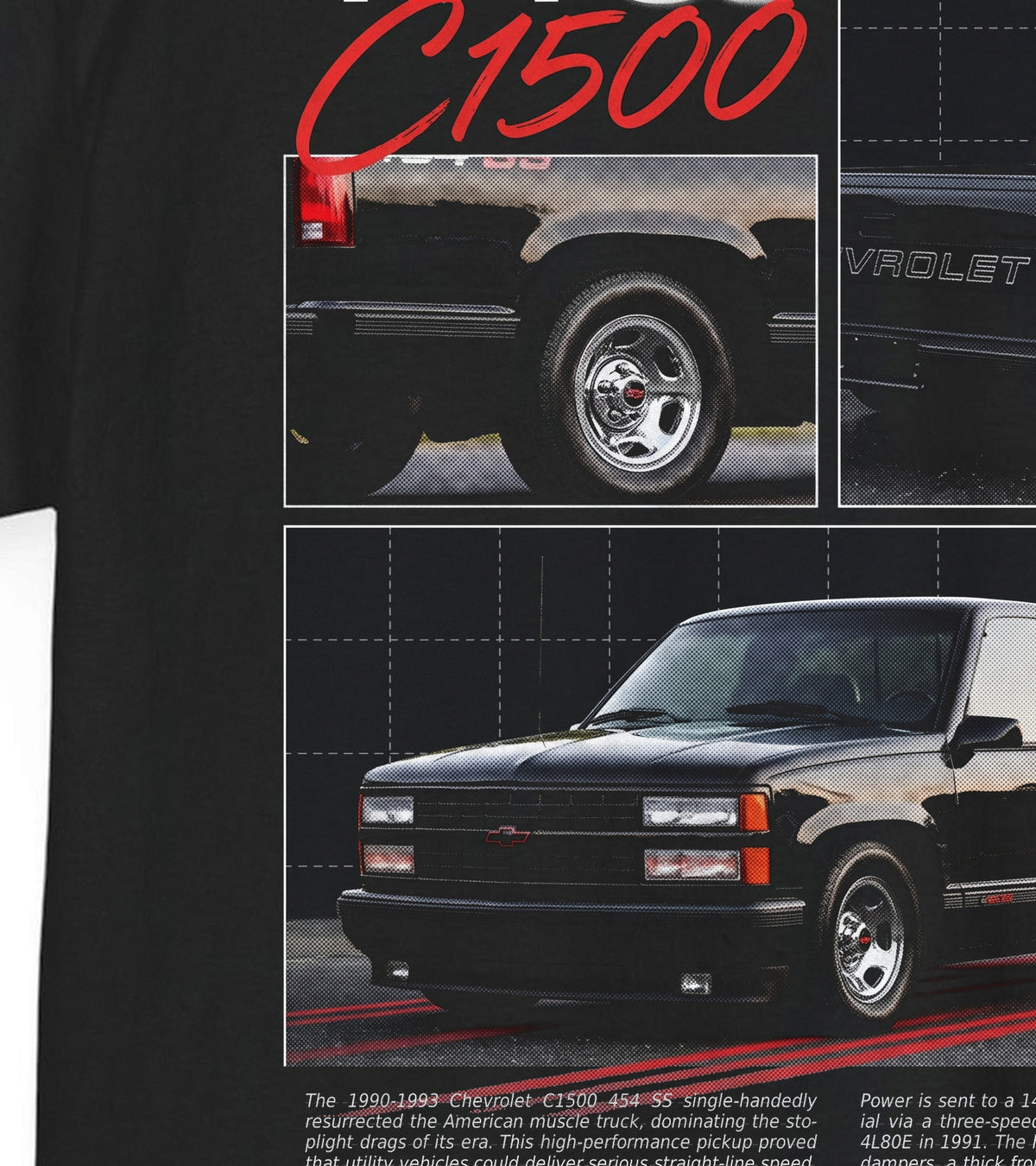 1990-1993 Chevrolet C1500 454 SS Cotton T-Shirt