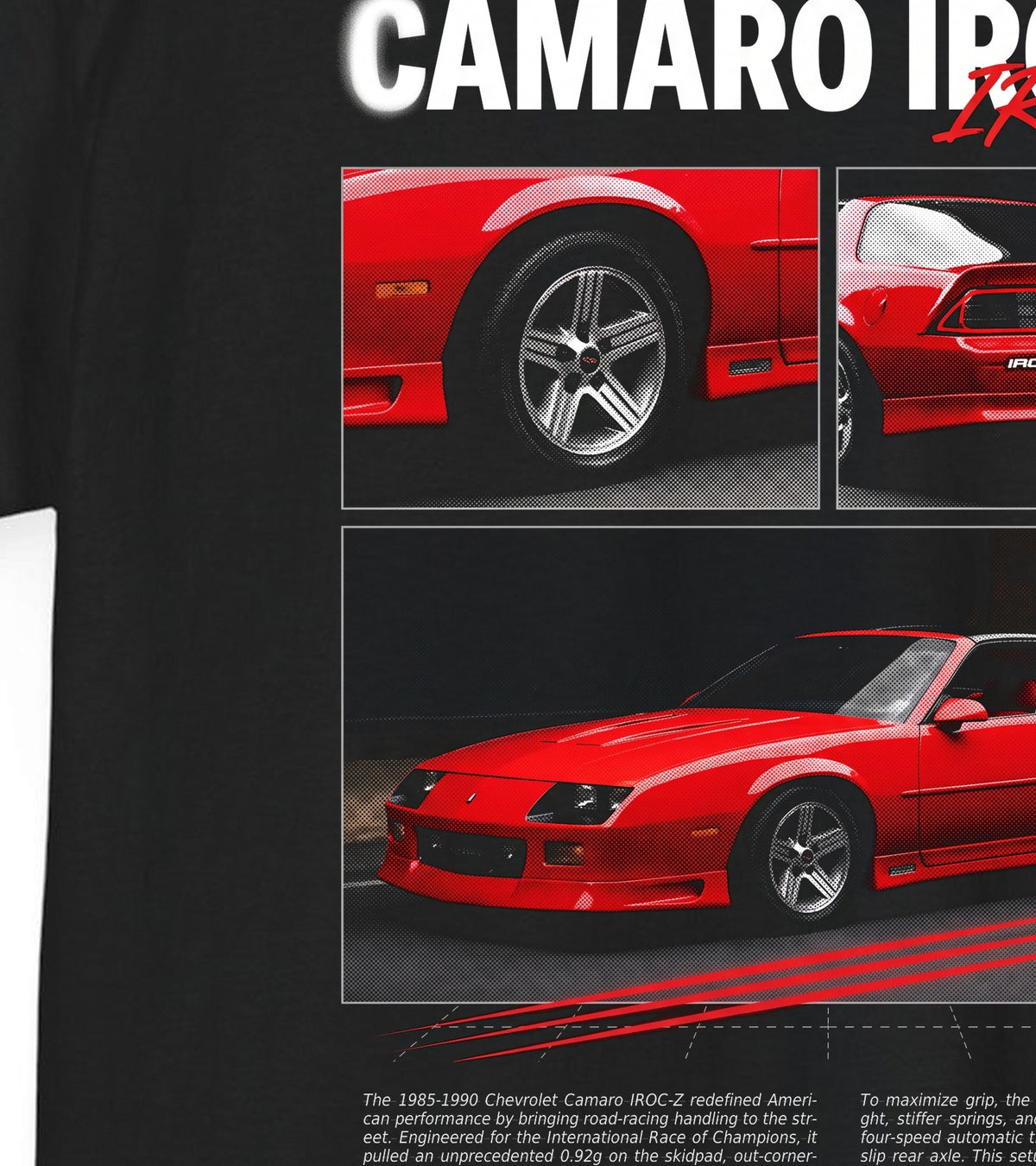 1985-1990 Chevrolet Camaro IROC-Z Cotton T-Shirt