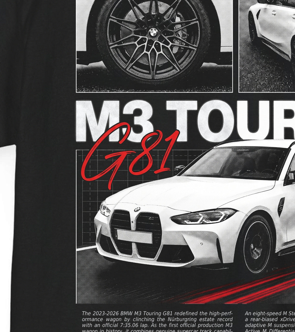 2023-2026 BMW M3 Touring G81 - Monochrome Cotton T-Shirt