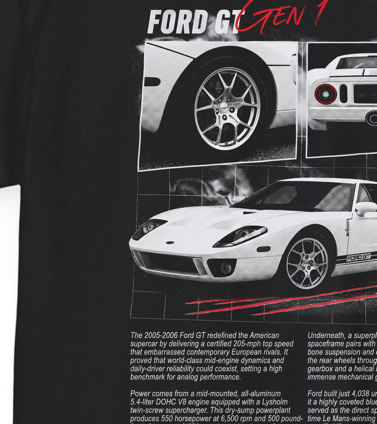 2005-2006 Ford GT - Monochrome Cotton T-Shirt