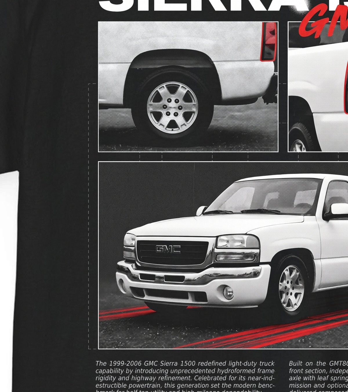 1999-2006 GMC Sierra 1500 - Monochrome Cotton T-Shirt