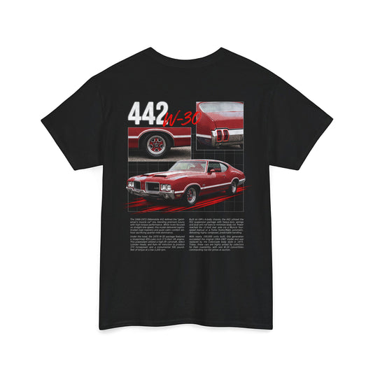 1968-1972 Oldsmobile 442 - Matador Red Cotton T-Shirt