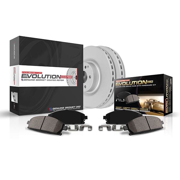 Power Stop 2023 Ford Bronco Sport Front and Rear Z17 Coated Brake Kit