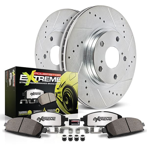 Power Stop 91-95 Acura Legend Front & Rear Z26 Street Warrior Brake Kit