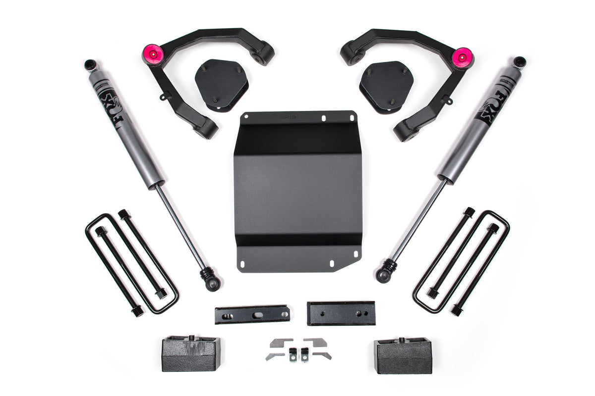 Zone Offroad 07-13 Chevy Silverado & GMC Sierra 1500 4WD 3.5 Inch Lift Kit