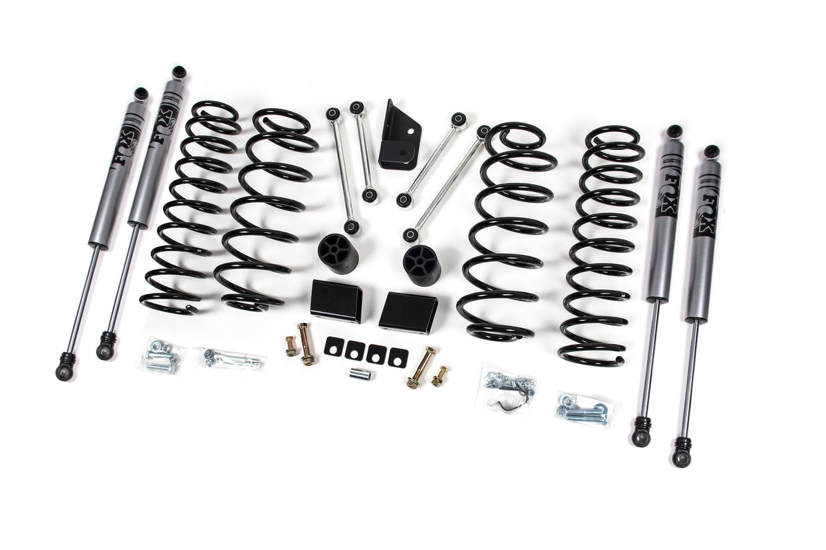 Zone Offroad 18-21 Jeep JL 4Dr 3in Suspension Lift Fox Adv. Shocks